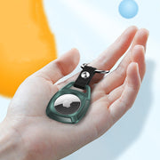 AirTagカバー AirTagケース エアタグカバー キーリング付き キーホルダー カラビナ付き 迷子防止 徘徊防止 ペット 子ども 老人 大人 かっこいい 保護カバー 落下防止 紛失防止 シンプル スクエア おしゃれ スタイリッシュ 傷防止 簡単 便利