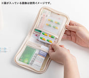 メディカルポーチ 携帯用 トラベルポーチ ファーストエイド 薬ポーチ 薬入れ 収納 小物入れ コンパクト 持ち歩き 常備薬 救急箱 旅行 出張 アウトドア 防災