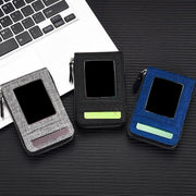 カードケース レディース メンズ カード入れ カードホルダー クレジットカードケース 小銭入れ レザー調 じゃばら式 コンパクト シンプル カジュアル