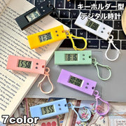 デジタル時計 キーホルダー型 懐中時計 ミニ ウォッチ コンパクト 小さい 吊り下げ 可愛い お洒落 レディース メンズ 男女兼用 子供 キッズ 通勤 通学 習い事 お出掛け
