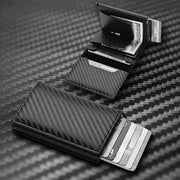 カードケース スライド式 カード入れ カードホルダー RFID スキミング防止 メンズ レディース 男女兼用 レザー調 お札入れ カード収納 持ち歩き お出掛け スマート 男性 女性 プレゼント 贈り物