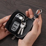 キーケース 鍵ケース メンズ 男性 カギケース キーホルダー レザー調 シンプル クリア 中身が見える スマートキー コンパクト
