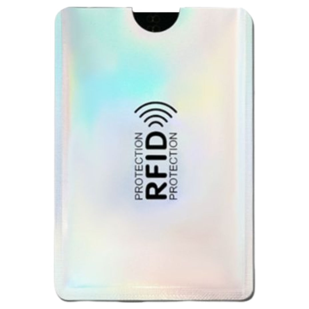 カードケース 5枚セット カード入れ スキミング防止 RFID カバー シルバー×カラフル バリエーション画像