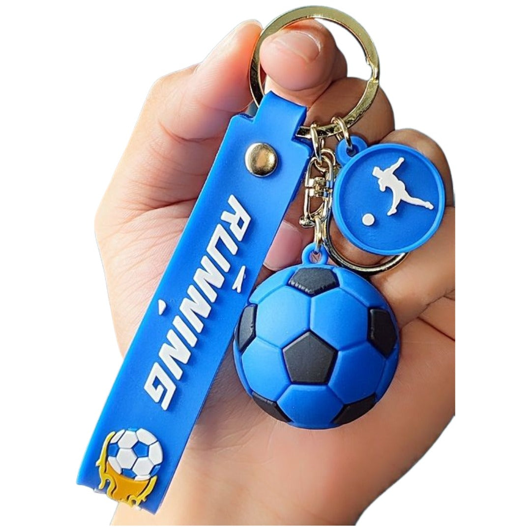 キーホルダー キーリング サッカーボール スポーツ 部活 かっこいい お揃い 学生 メンズ 男の子 ボーイ プレゼント ギフト ファッション小物