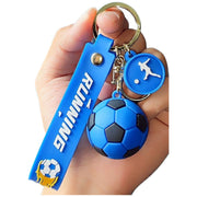 キーホルダー キーリング サッカーボール スポーツ 部活 かっこいい お揃い 学生 メンズ 男の子 ボーイ プレゼント ギフト ファッション小物