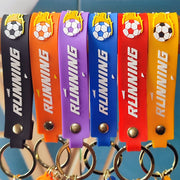 キーホルダー キーリング サッカーボール スポーツ 部活 かっこいい お揃い 学生 メンズ 男の子 ボーイ プレゼント ギフト ファッション小物