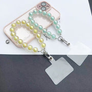 ハンドストラップ スマホストラップ ショートストラップ スマホアクセサリー 落下防止 紛失防止 ビーズ かわいい