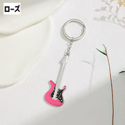 キーホルダー 単品 1個 キーリング バッグチャーム アクセサリー ギター ベース 楽器 音楽 バンド 軽音 バッグ 鞄 小物 おしゃれ かわいい 可愛い お揃い ギフト 贈り物 プレゼント