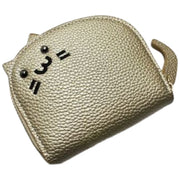カードケース ミニ財布 小銭入れ カードホルダー 猫 ネコ レディース 女性 婦人 フェイクレザー じゃばら ファスナー 大容量 猫耳 ラウンドファスナー カード入れ 尻尾 しっぽ かわいい キュート お洒落 コンパクト 贈り物 プレゼント 大人 ギフト 母の日 誕生日 クリスマス