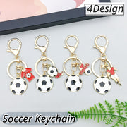 キーホルダー キーリング ナスカン付き メタリック 金属製 メタル スマートキー 鍵 カギ かぎ サッカー 球技 スポーツ かわいい おしゃれ かっこいい シンプル スタイリッシュ 便利 部活 お揃い プレゼント 贈り物 ギフト ゴールドカラー