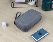 ガジェットポーチ ガジェットケース 小物入れ 収納ポーチ モバイルバッテリー イヤホン 充電ケーブル コード 無地 シンプル 旅行 出張