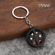 キーホルダー キーリング バッグチャーム メンズ 男性 レディース 女性 ホイール 車 クルマ タイヤ 鍵 カギ おしゃれ ユニーク