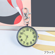 懐中時計 キーホルダー ナースウォッチ ナース時計 学生 蓄光 ナース 夜光 ミニ コンパクト 小さい キッズ 子供 子ども ナスカン アナログ 吊り下げ かわいい おしゃれ レディース メンズ