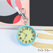 懐中時計 キーホルダー ナースウォッチ ナース時計 学生 蓄光 ナース 夜光 ミニ コンパクト 小さい キッズ 子供 子ども ナスカン アナログ 吊り下げ かわいい おしゃれ レディース メンズ