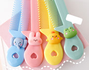 くし ヘアブラシ コーム 櫛 キッズ 子供用 女の子 ブラッシング スタイリング ヘアアレンジ ヘアケア かわいい アニマル フラワー