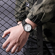 腕時計 メンズ 男性 紳士 夜光 光る リストウォッチ アナログ ミリタリー調 ラウンド キャンバス 日付表示 おしゃれ かっこいい カジュアル 通勤 通学 ビジネス デイリー プレゼント ギフト 贈り物 グリーン ブラック ブラウン 緑 黒 茶色