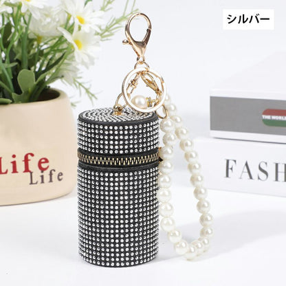 化粧ポーチ リップケース バッグチャーム キーホルダー 小物入れ イヤホンケース 商品画像2