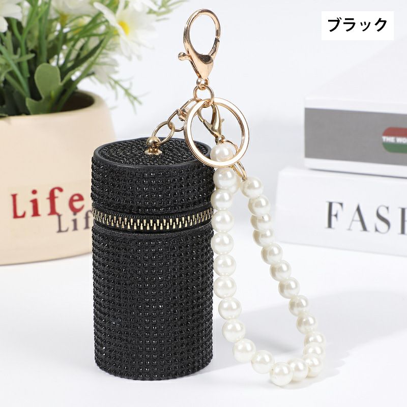 化粧ポーチ リップケース バッグチャーム キーホルダー 小物入れ イヤホンケース 商品画像3