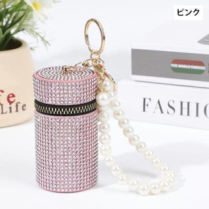 化粧ポーチ リップケース バッグチャーム キーホルダー 小物入れ イヤホンケース 商品画像5