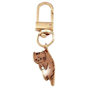 キーホルダー キーリング バッグチャーム 猫 ネコ キャット 吊り下げ カラビナ付き かわいい 可愛い プレゼント ギフト 景品