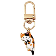 キーホルダー キーリング バッグチャーム 猫 ネコ キャット 吊り下げ カラビナ付き かわいい 可愛い プレゼント ギフト 景品