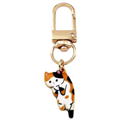 キーホルダー キーリング バッグチャーム 猫 ネコ キャット ミックス バリエーション画像