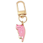 キーホルダー キーリング バッグチャーム 猫 ネコ キャット 吊り下げ カラビナ付き かわいい 可愛い プレゼント ギフト 景品