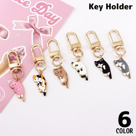 キーホルダー キーリング バッグチャーム 猫 ネコ キャット 商品画像