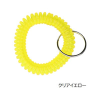 コイルブレスレット 2個セット リストキー キーホルダー キーリング 手首 伸縮性 スパイラル カールバンド 紛失防止 鍵 ロッカー ジム 温泉 銭湯 サウナ スパ 施設 イベント 無地 ブラック ホワイト シンプル 便利 日用品 雑貨