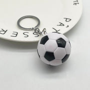キーホルダー キーリング サッカー ボール スポーツ 部活 クラブ チーム ユニーク かわいい おしゃれ 目印 プレゼント