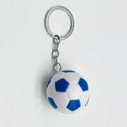 キーホルダー キーリング サッカー ボール スポーツ 部活 クラブ チーム ユニーク かわいい おしゃれ 目印 プレゼント