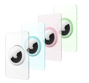 AirTag エアタグ用 保護ケース カードタイプ 薄型 極薄 財布収納 ウォレットカードホルダー 紛失防止 耐衝撃 軽量 透明