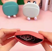イヤホンケース 収納ケース 角丸 スクエア マルチポーチ マルチケース 有線イヤホン コード 小物 おしゃれ かわいい USB メモリーカード ガジェットケース 収納ポーチ 持ち運び ポータブル 柔らか