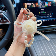 バッグチャーム キーホルダー キーリング 携帯チャーム チャーム 鞄 スマホ 花 フラワー 目印 モチーフ かわいい おしゃれ