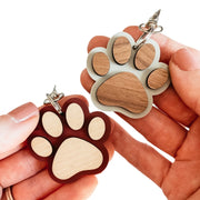 キーホルダー バッグチャーム チャーム 飾り 小物 レディース ジュニア キッズ 肉球 足跡 犬 猫 かわいい プレゼント ギフト 贈り物