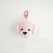 キーホルダー キーリング 犬 ドッグ バッグチャーム キーチャーム モコモコ トイプードル トイプー レディース 女性 わんちゃん かわいい プレゼント ギフト