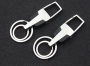 キーホルダー キーリング メンズ レディース ユニセックス カラビナ ダブルリング 鍵用アクセサリー 車 バイク 自転車 家 金属 かっこいい おしゃれ