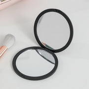 コンパクトミラー 手鏡 ハンドミラー 両面タイプ 二面 小型 折りたたみ式 携帯用 持ち歩き シンプル 定番 化粧直し メイク直し 身だしなみチェック お出掛け