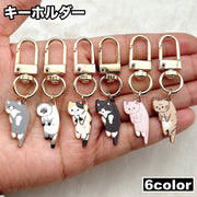 キーホルダー バックチャーム 猫 ねこ ネコ レディース 女性 婦人 女の子 カラナビ 動物 アニマル かわいい プレゼント