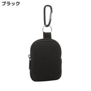 ベルトポーチ ウエストポーチ ミニバッグ メンズ レディース カラビナ付き 小物入れ 小銭入れ 携帯 縦型 軽量 大容量 小さめ