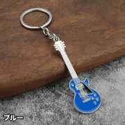 キーホルダー キーリング バッグチャーム ギター 楽器 飾り 軽音 バンド 可愛い おしゃれ 部活動 記念品 引退 プレゼント 贈り物 ギフト