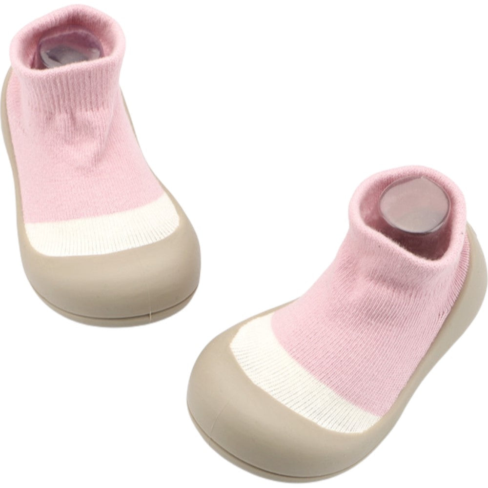 ルームシューズ ソックスシューズ ベビー 赤ちゃん キッズ 子供用 ピンク バリエーション画像