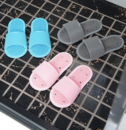 シャワーサンダル 片足用 単品 左右兼用 バススリッパ フットブラシ一体型 足洗い 足裏 フットケア レディース メンズ 防水 前開き オープントゥ シンプル 浴室 バスルーム