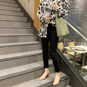 パンプス レディース 靴 女性 大人 チャンキーヒール ポインテッドトゥ 太めヒール レザー調 歩きやすい 無地 シンプル OL カジュアル おしゃれ 通勤 会社 上品 エレガント 入学式 卒業式 入園式 卒園式 婦人 異素材 5.5cmヒール ハイヒール ブラック 黒 ピンク