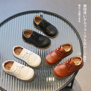 カジュアル靴 レースアップシューズ メダリオンシューズ 靴 子供用 キッズ ベビー 女の子 発表会 レザー調 トラッド お出かけ用 合皮 おしゃれ かわいい かっこいい 正装 入学 入園 卒業 卒園