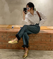 パンプス アーモンドトゥ レディース フラット ぺたんこ靴 ローヒール レースアップ バレエシューズ 痛くない 歩きやすい 柔らかい