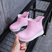 レインブーツ 子供用 雨靴 長靴 レインシューズ キッズ ベビー 女の子 男の子 滑り止め レイングッズ 雨具 無地 ブラック ブルー ピンク パープル