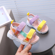 スポーツサンダル 子供用 キッズ 女の子 スポサン 面ファスナー おしゃれ かわいい カラフル パステル タウンユース カジュアル アウトドア 海 プール レジャー ベルトサンダル 子ども こども 女児