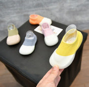 ファーストシューズ ルームシューズ 子供靴 ベビー 赤ちゃん 室内 0歳 1歳 2歳 3歳 11cm 12cm 13cm 14cm キッズ スリッポン 軽量 滑り止め 柔らかい 脱ぎやすい 履きやすい 15cm ナチュル かわいい カジュアル バイカラー