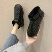 ブーツ ムートン風 レディース 女性 靴 ショート キルティング フェイクレザー ボア もこもこ ふわふわ 暖かい あったか 防寒 冬 かわいい おしゃれ